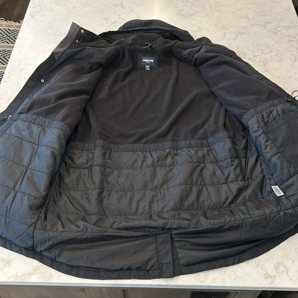Lands' End Plus Squall Waterproof Insulated Parka Black Jacket Coat XXL Tall - Picture 11 of 17